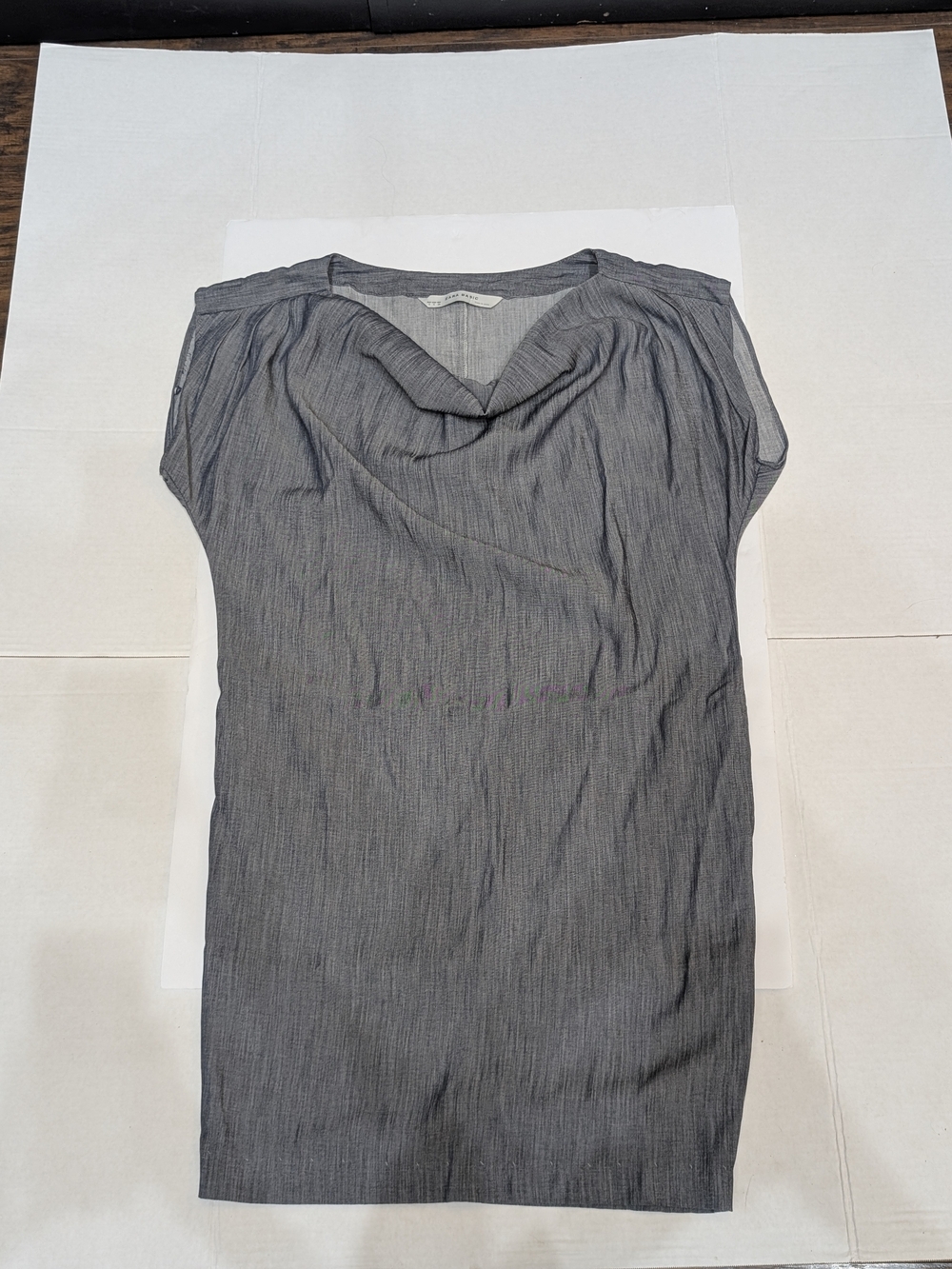 Zara Basic Cowl Neck Dress size Small